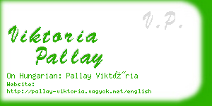 viktoria pallay business card